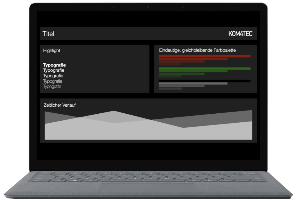 Kom4tec - BI Analytics - Umsetzung - Design - Laptop Mockup Design Report