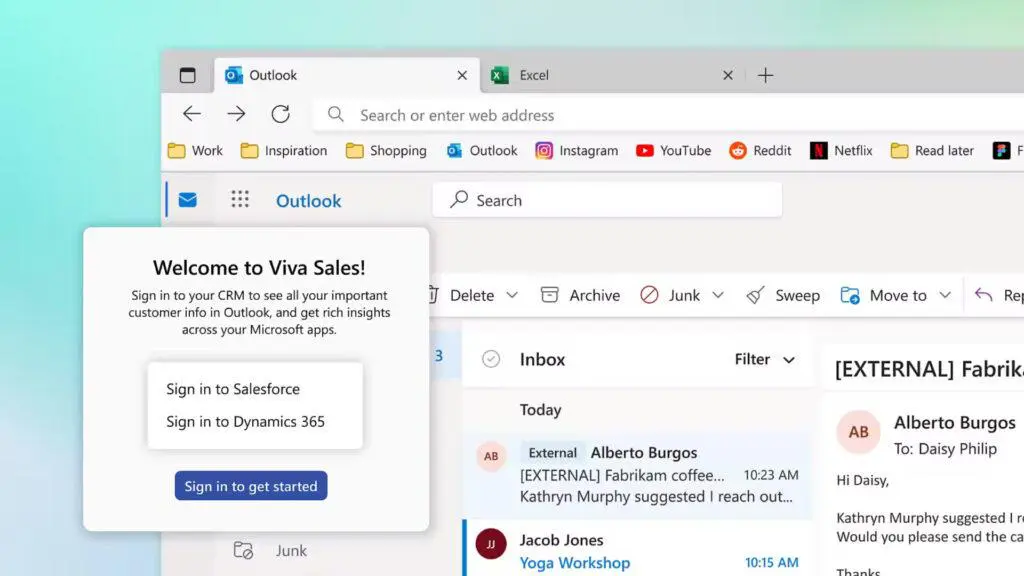 KOM4TEC - Microsoft Viva - Sales - Viva Sales mit dem bevorzugten CRM-Begleittool einsetzen