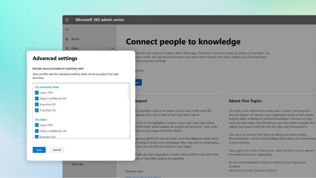 KOM4TEC - Microsoft Viva - Topics - Vertrauliche Inhalte privat halten