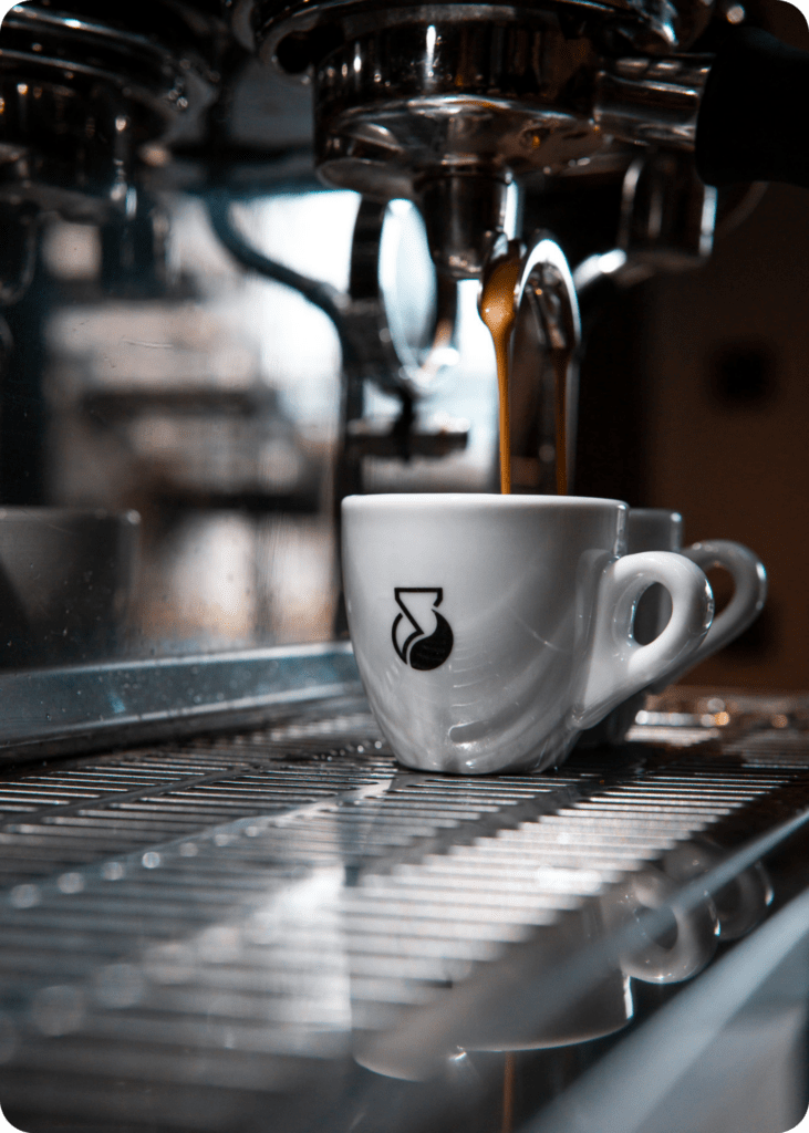 KOM4TEC - Landingpage Kaffee Braun - New Work Coffee - Espressi
