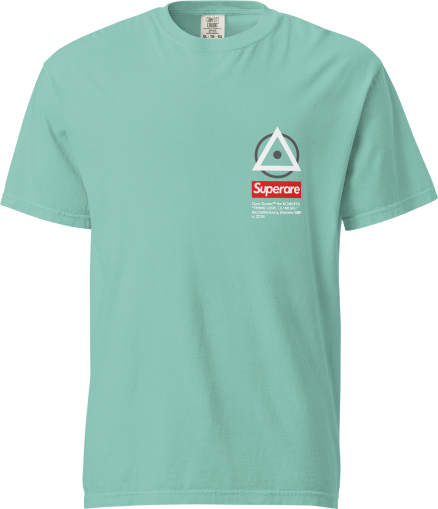 KOM4TEC - Krew Page - Merch - Summerfest Shirt - 2024 - Front - heller