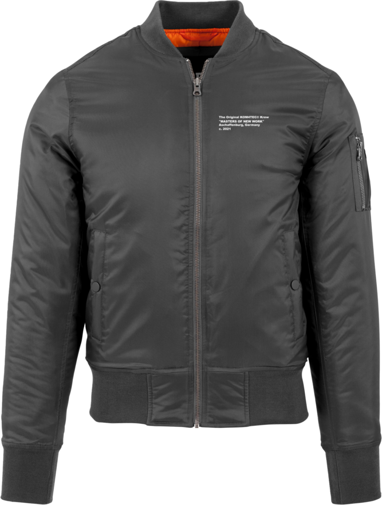 KOM4TEC - Krew Page - Merch - XMAS 2020 - Bomber Jacke - Front