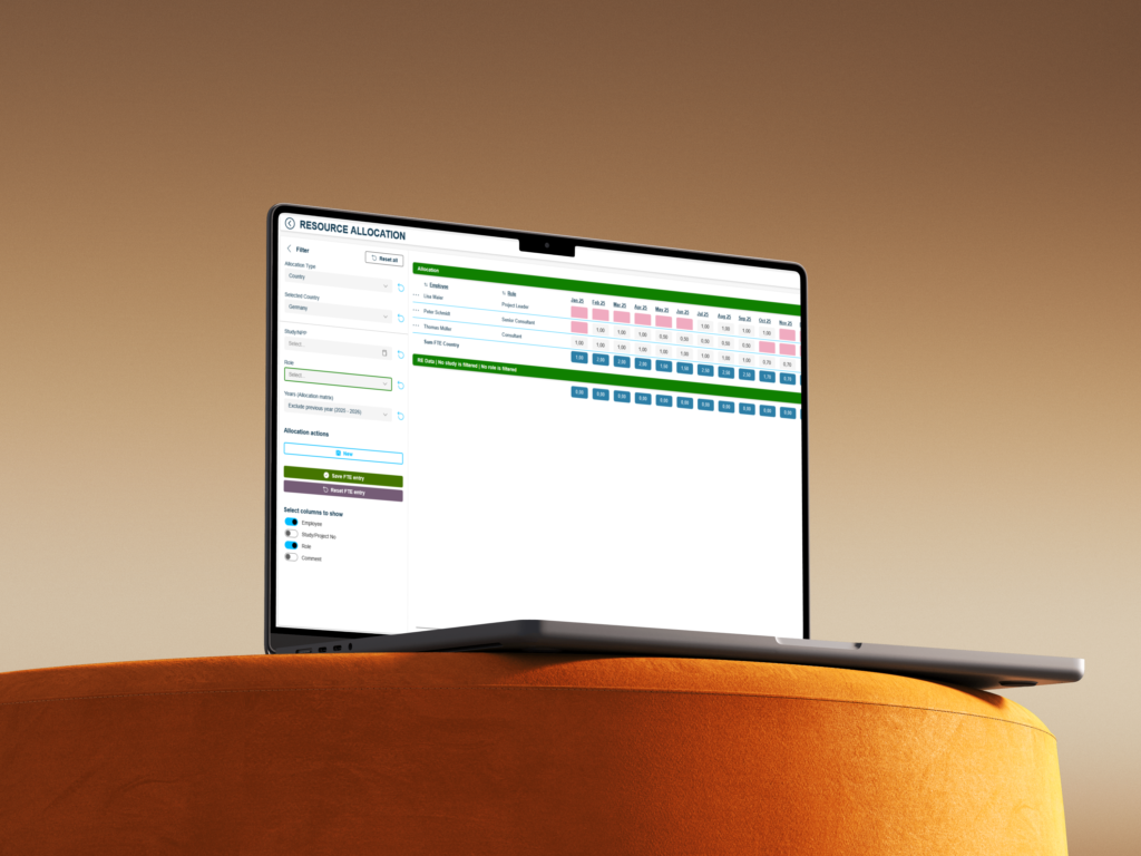 KOM4TEC - Ressourcenmanagment mit Power Platform - Dashboard - 1