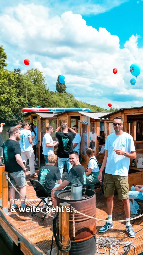 KOM4TEC Sommerfest Einblicke vom Teamevent