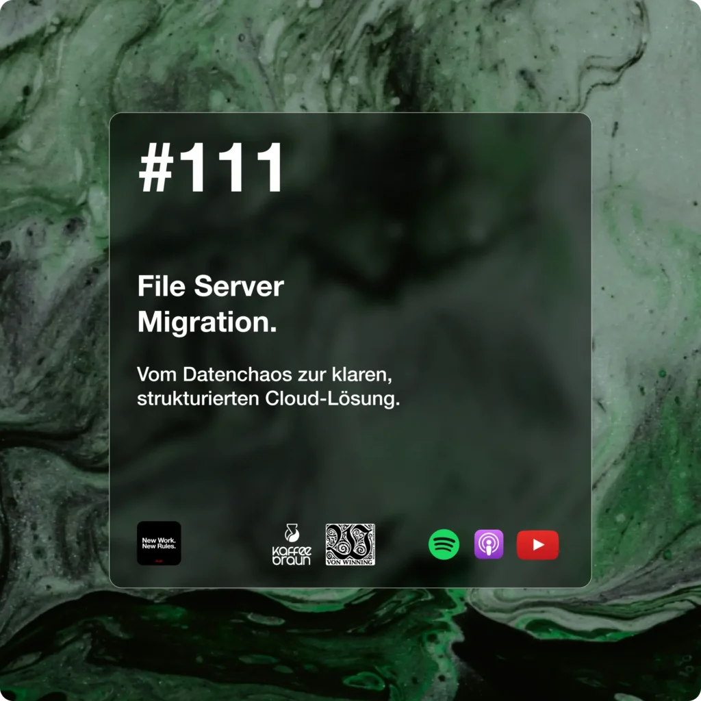 Kachelgrafik für den Podcast New Work. New Rules. Folge #111